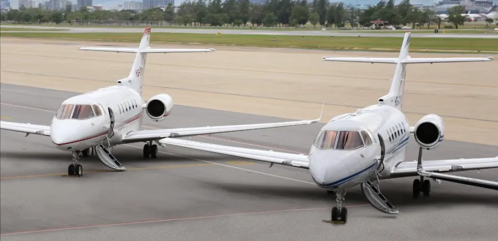 private jet to Bangkok