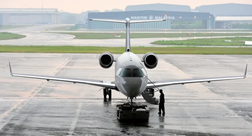 private jet to Subang