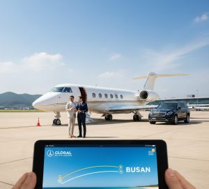 Cách thuê máy bay riêng đi Busan